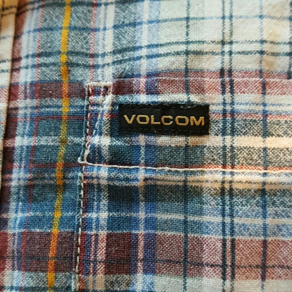 Volcom Plaid Button Up - Picture 5 of 8